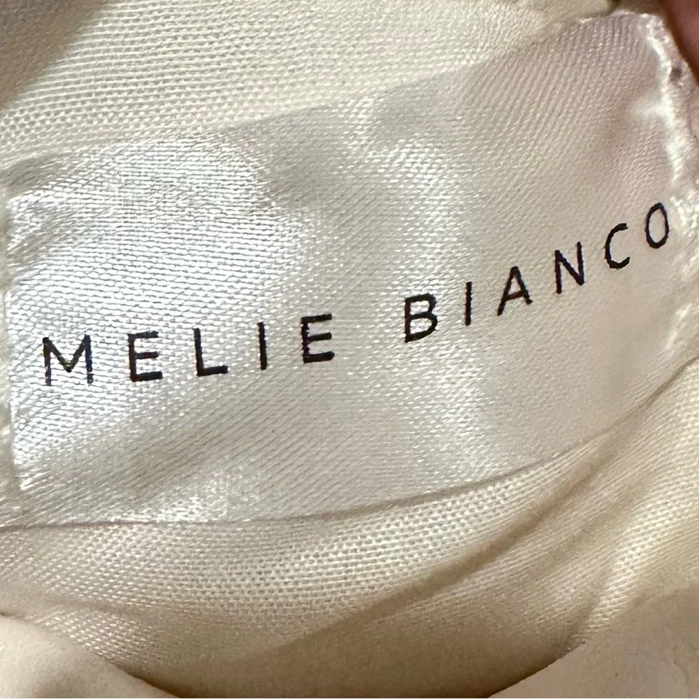 Melie Bianco Cream Alexandra Bag with Knotted Handle - Picture 4 of 4